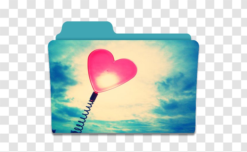 Heart Sky Love Petal - Folder Transparent PNG