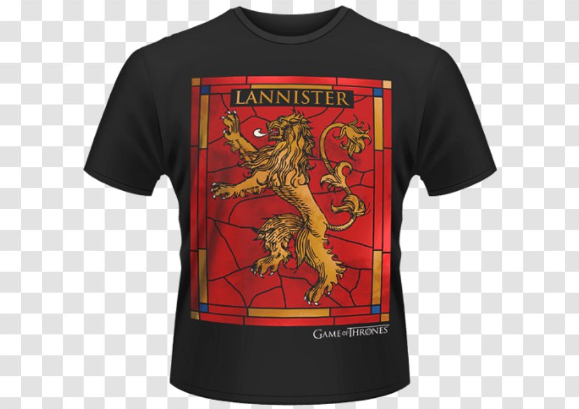 T-shirt Jaime Lannister Tyrion House Tywin - Tshirt Transparent PNG