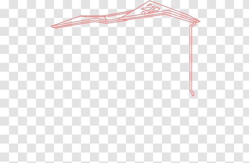Line Angle - Pink - Domestic Roof Construction Transparent PNG