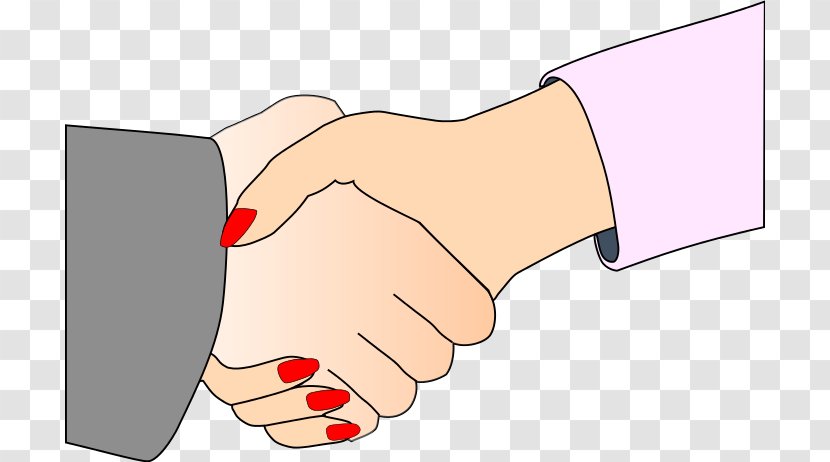 Handshake Woman Clip Art - Cliparts Transparent PNG