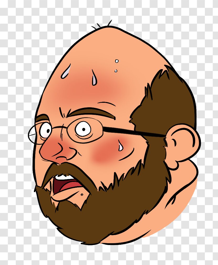 Television Beard That's NOT How You Do It! Work Of Art - Cartoon Transparent PNG