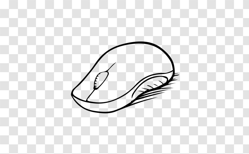 Computer Mouse - Monochrome - Drawing Transparent PNG