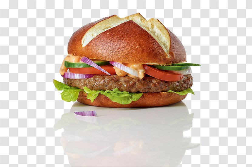 Hamburger Cheeseburger Veggie Burger Fast Food Breakfast Sandwich - Blt - Gourmet Feast Transparent PNG