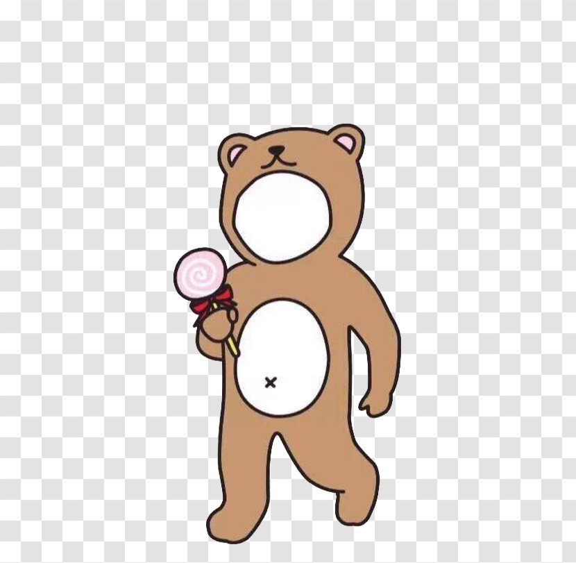 Lollipop World Wide Web - Silhouette - Take The Brown Bear Transparent PNG