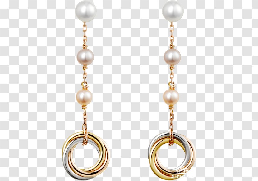 Earring Cartier Jewellery Pearl Love Bracelet Transparent PNG