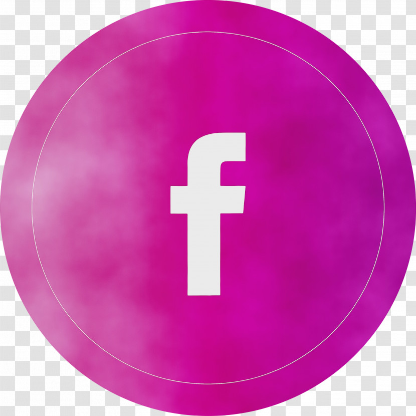 Symbol Pink M Icon Facebook Transparent PNG