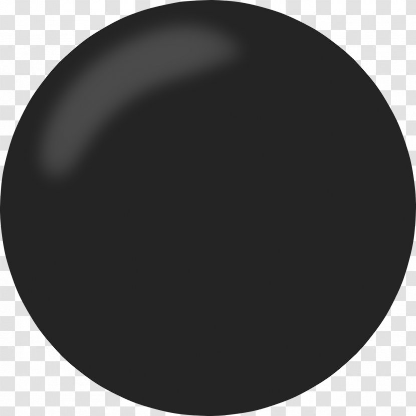 Clip Art Circle Image - Black - Cornstarch Slime Transparent PNG