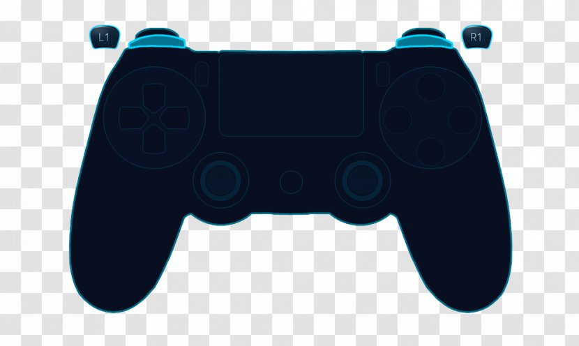 PlayStation 4 Game Controllers Joystick DualShock - Blue - Playstation Transparent PNG
