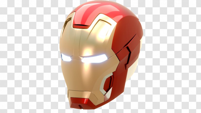 Iron Man Marvel Cinematic Universe Helmet Mask - Ironman Transparent PNG
