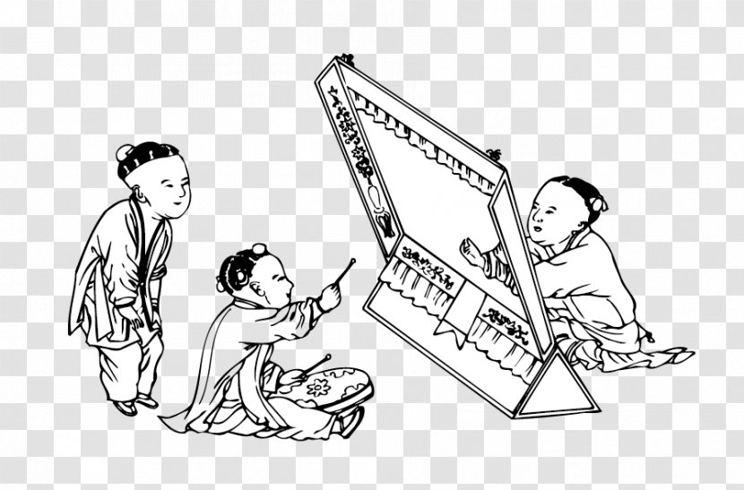 China Cartoon Clip Art - Line - Vector Children Transparent PNG