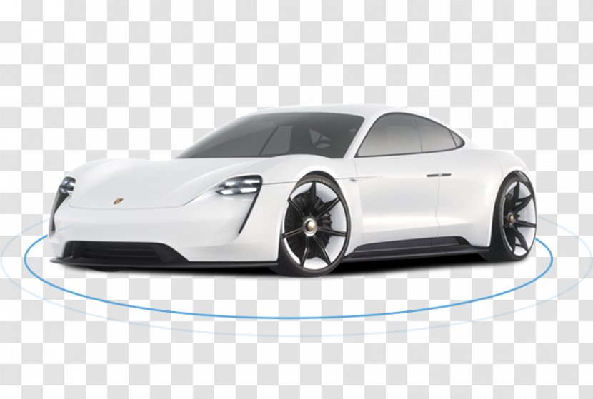 Porsche Mission E Sports Car Volkswagen - Vehicle Access Transparent PNG
