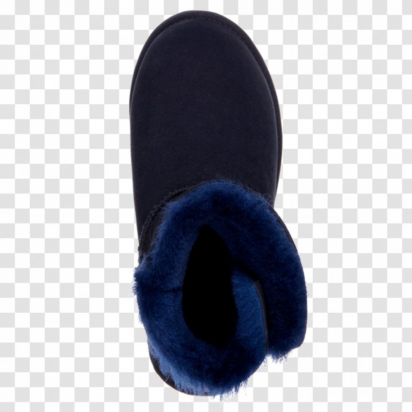 Slipper Cobalt Blue Shoe Fur - Emu Transparent PNG