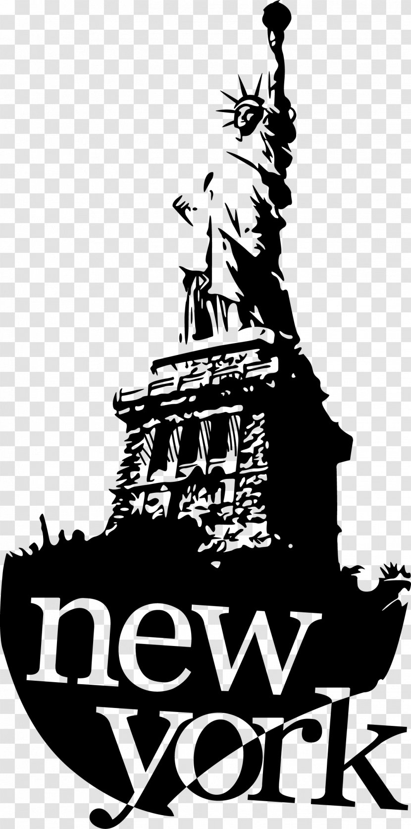 Statue Of Liberty Wall Decal Bumper Sticker - Recreation Transparent PNG