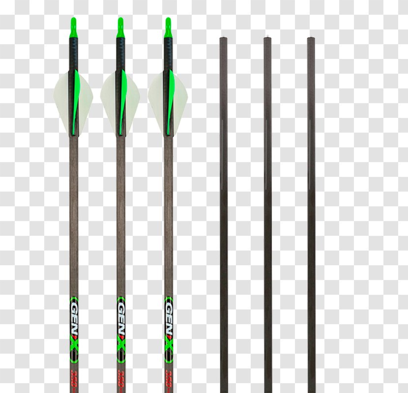 Ski Poles Ranged Weapon Line - Arrow Pack Transparent PNG