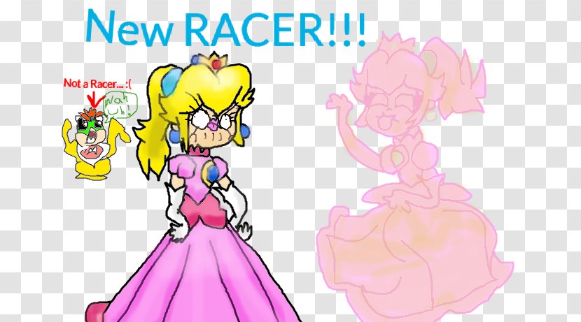 Mario Kart 8 Princess Peach Rosalina Vs. Donkey Kong - Cartoon Transparent PNG