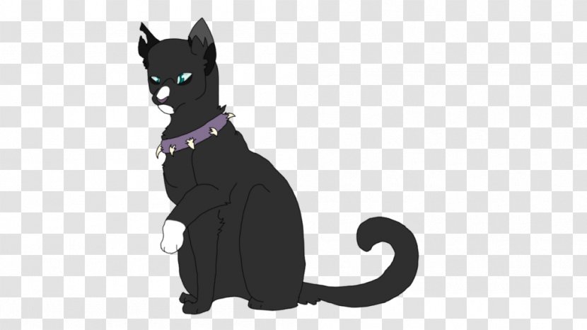 Kitten Black Cat Whiskers Dog - Fiction Transparent PNG