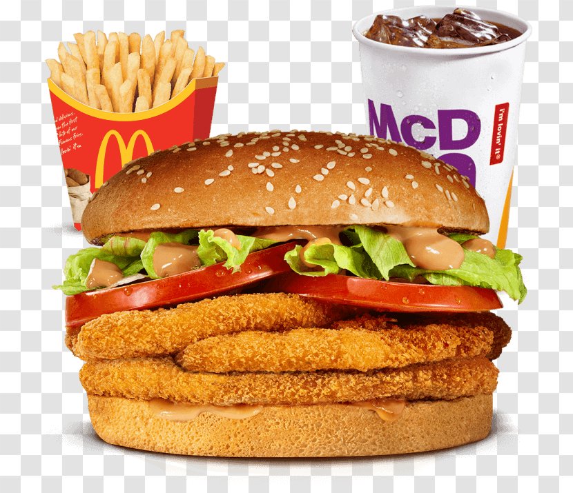 French Fries Cheeseburger Buffalo Burger Whopper Hamburger - American Food - Mcdonalds Transparent PNG