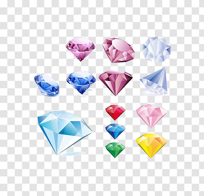 Diamond Gemstone Drawing Transparent PNG