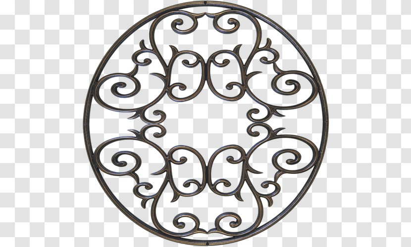 Medallion Wrought Iron Ceiling Wall Transparent PNG