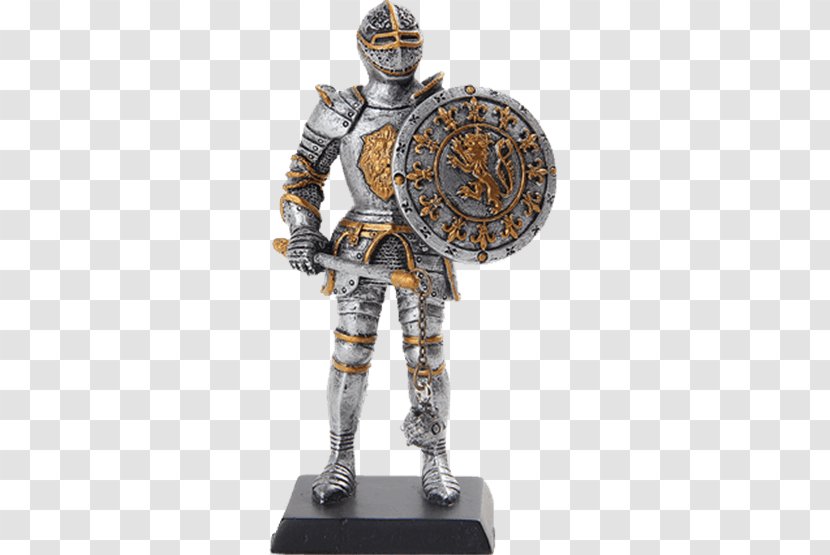 Figurine Knight King Arthur Statue Sculpture Transparent PNG