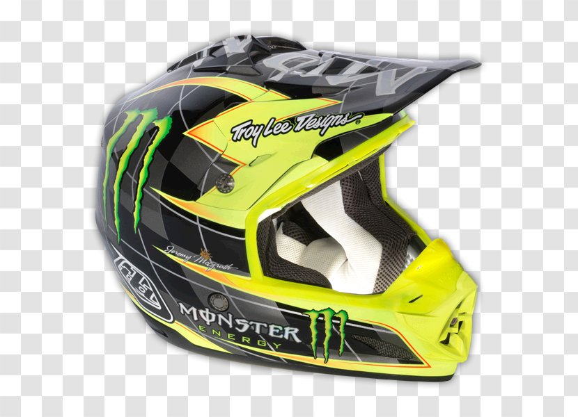 Bicycle Helmets Motorcycle Lacrosse Helmet Monster Energy - Protective Gear In Sports Transparent PNG