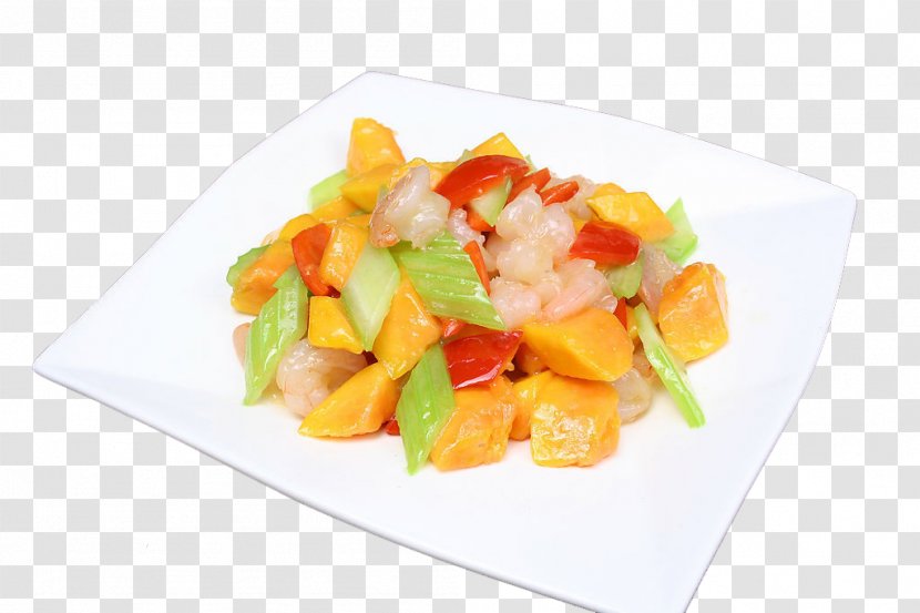 Chinese Cuisine Kung Pao Chicken Vegetarian Caridea Creme De Papaya - Shrimp Transparent PNG