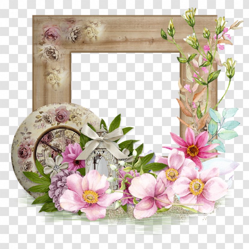 Picture Frame - Magnolia - Floral Design Transparent PNG