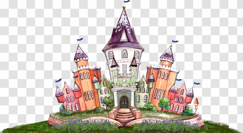 Kindergarten Castle Childhood Child Art - Disney Transparent PNG