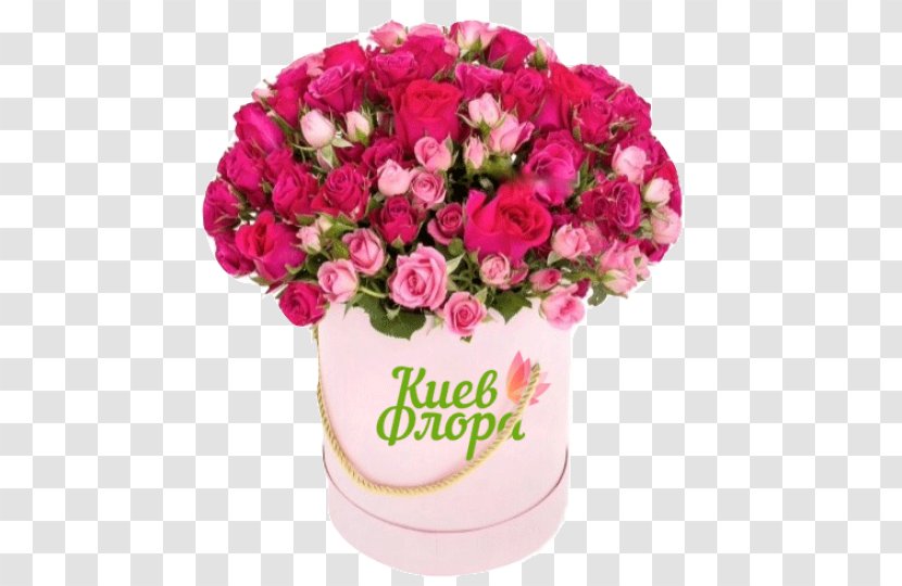 Garden Roses Box Flower Bouquet Blumi - Floristry Transparent PNG