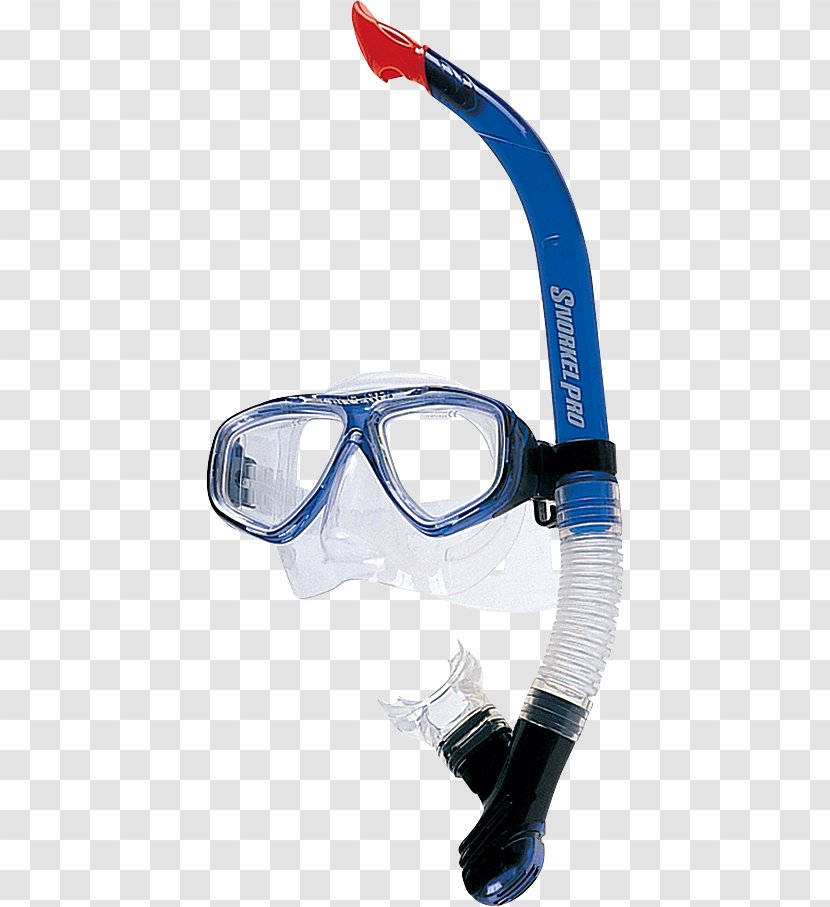 Diving & Snorkeling Masks Aeratore Scubapro Underwater - Electric Blue Transparent PNG