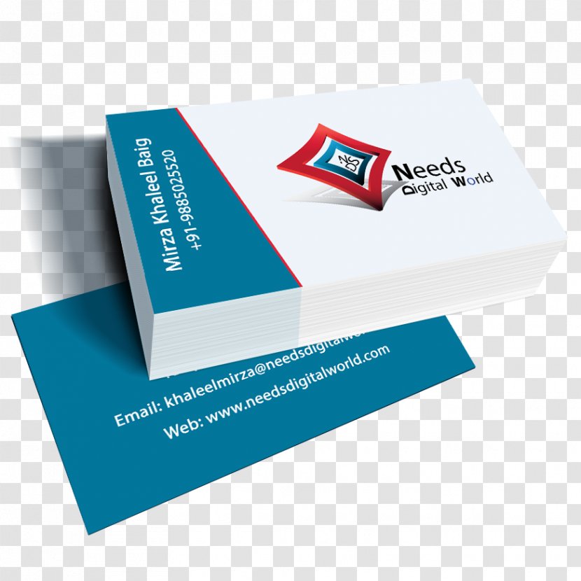 Paper Business Cards Printing - Logo Transparent PNG