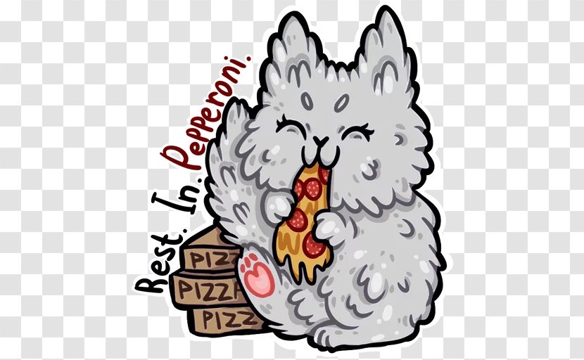 Pepperoni Whiskers Pizza Sticker Clip Art - Tree Transparent PNG