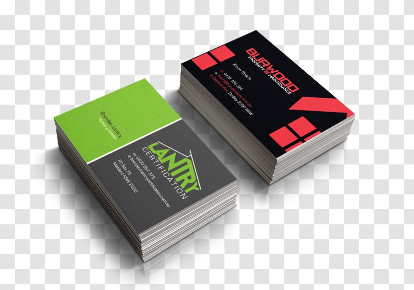 Business Cards UV Coating Paper Printing - Brand - Card Design Transparent PNG