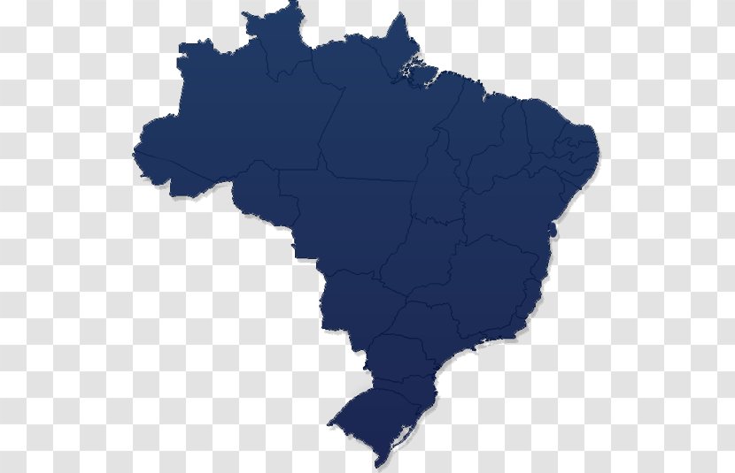 Brazil Blank Map - Stock Photography Transparent PNG