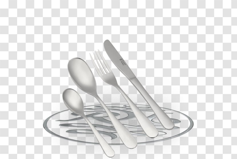 Fork Cutlery Stainless Steel Spoon Russell Hobbs - White - Set Transparent PNG