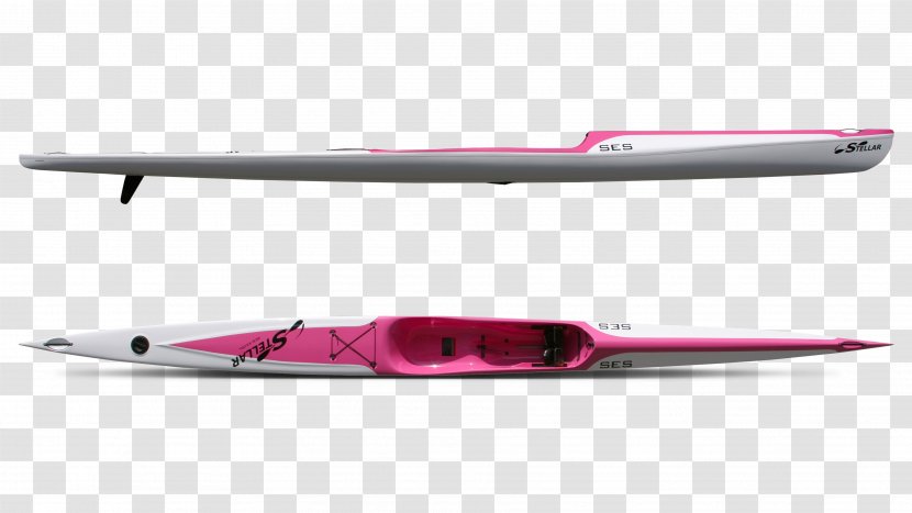 Hair Iron Boat - Pink Strip Transparent PNG