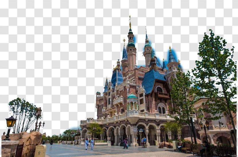 Shanghai Disneyland Park Hong Kong Disney Resort - Walt Parks And Resorts - Seven Transparent PNG