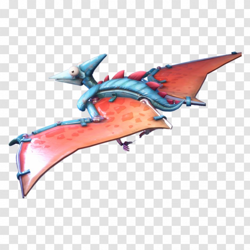 Fortnite Battle Royale Pterodactyl Video Games Epic - Wing - Stamp Transparent PNG