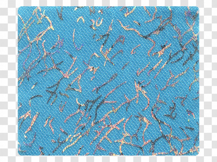 Place Mats Turquoise Pattern - Silk Material Transparent PNG