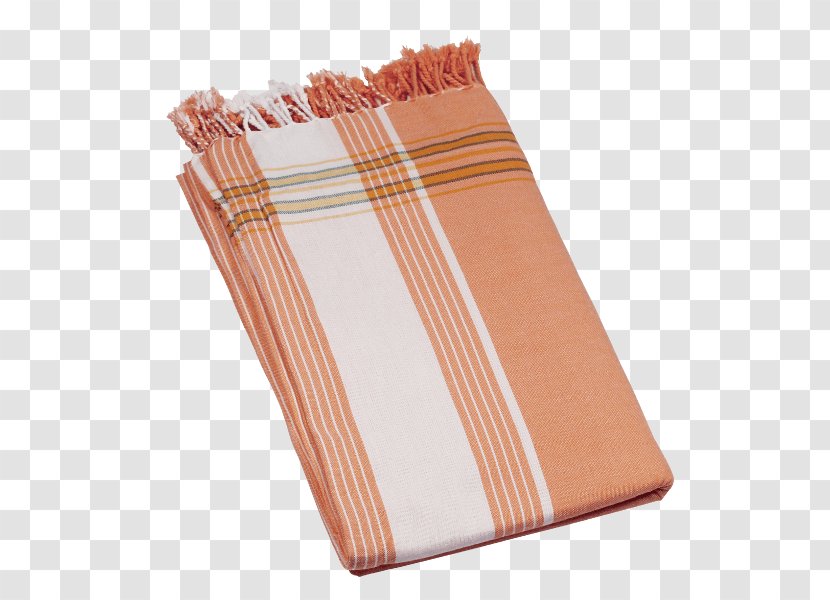 Cloth Napkins Material Kikoi - Orange - Serviette Transparent PNG