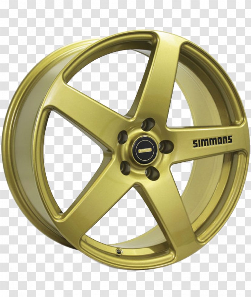 Alloy Wheel Rim Tire Spoke - Metal - Gold Transparent PNG