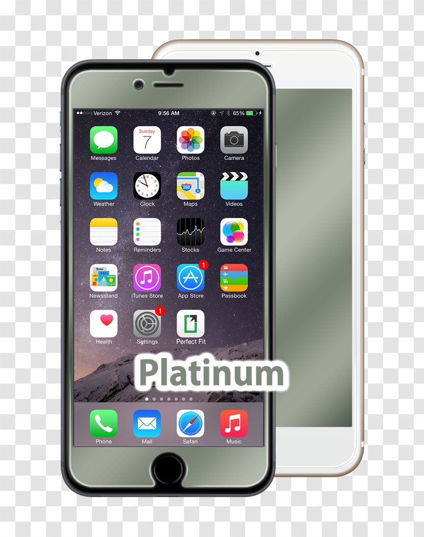 IPhone 6 Plus 5 X Apple 8 - Mobile Phone Transparent PNG
