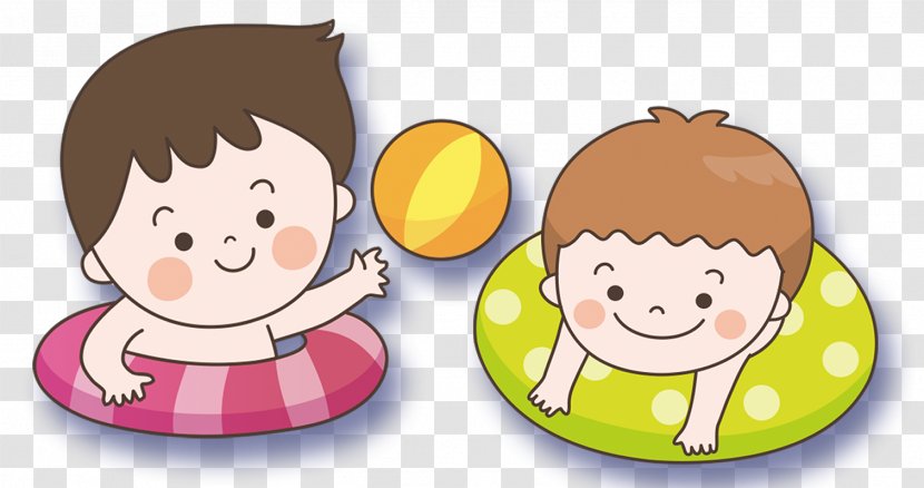 Child Swimming Clip Art - Smile - A Transparent PNG