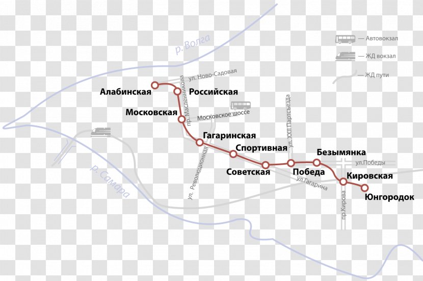 Rapid Transit Advertising Samara Metro Transport - Diagram - Map Transparent PNG
