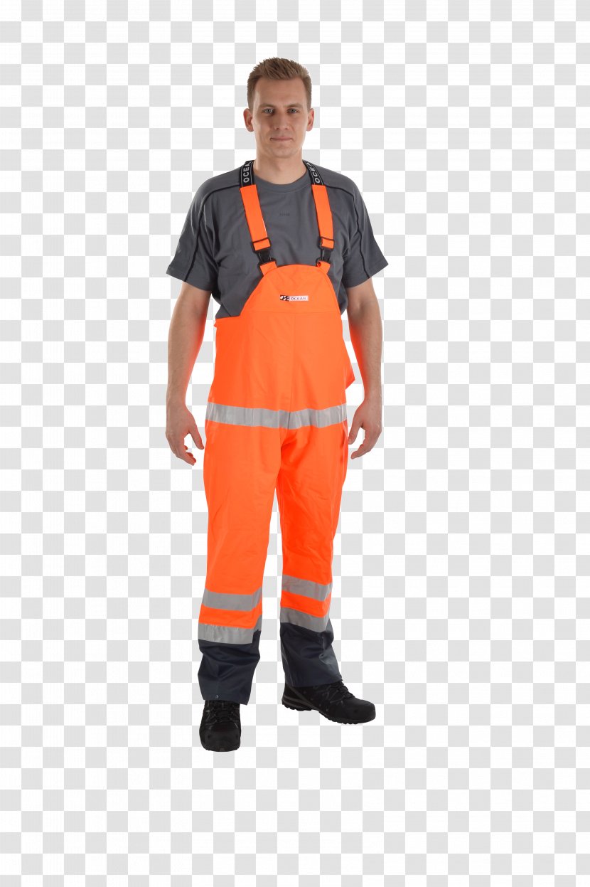 Overall Hängselbyxor Workwear Braces Clothing - Climbing Harness - High-visibility Transparent PNG