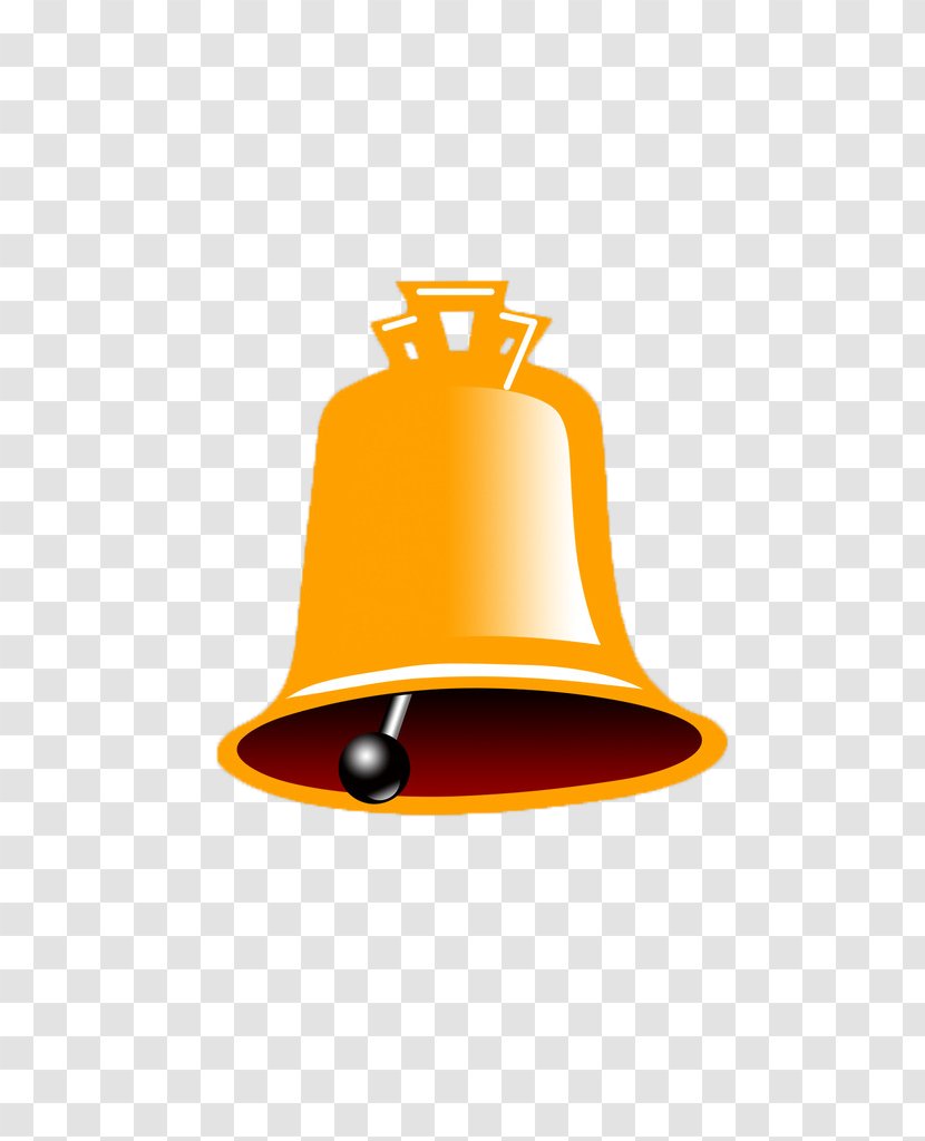 Yellow Bell - Orange - A Transparent PNG