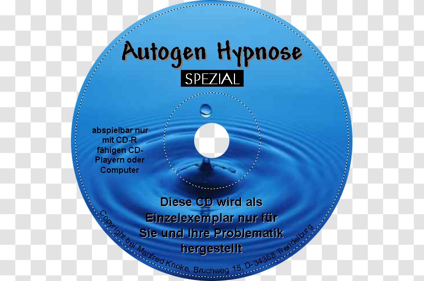 Compact Disc Hypnosis Suggestion HYPNOpower-Seminare GmbH& CoKG Text - Water - Hypnose Transparent PNG