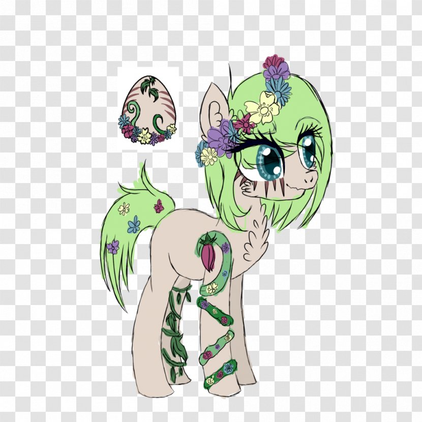 Horse Pony Animal Vertebrate - Watercolor - Secret Garden Wind Transparent PNG