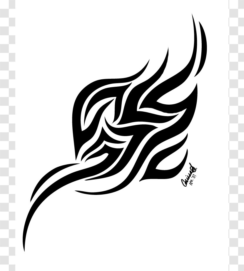 Tattoo Art Clip - Tribal Design Transparent PNG