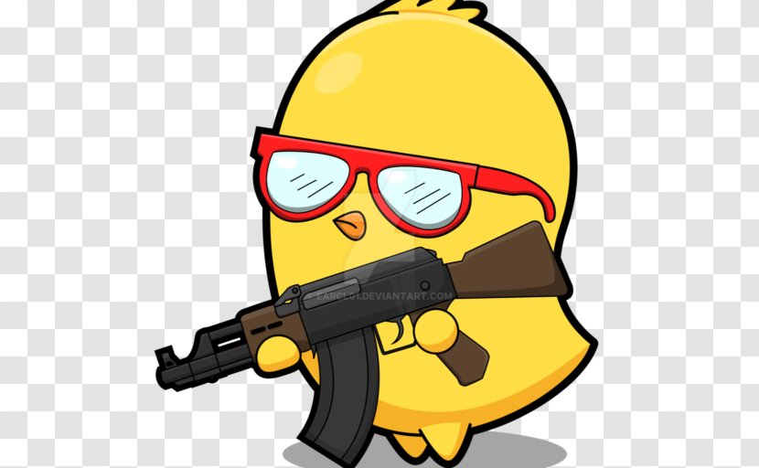 Butter Chicken Rocket League Gun Firearm - Yellow Transparent PNG